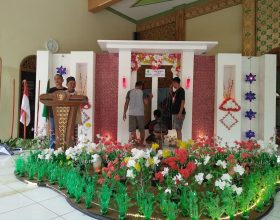 dekorasi pengantin bahan limbah